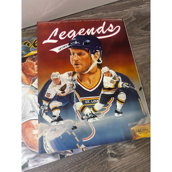 Legends Sports Magazines Wayne Gretzky Paperback Lot Of 5 - Picture 4 of 5